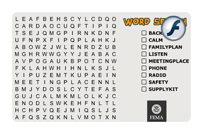 FEMA Word Search